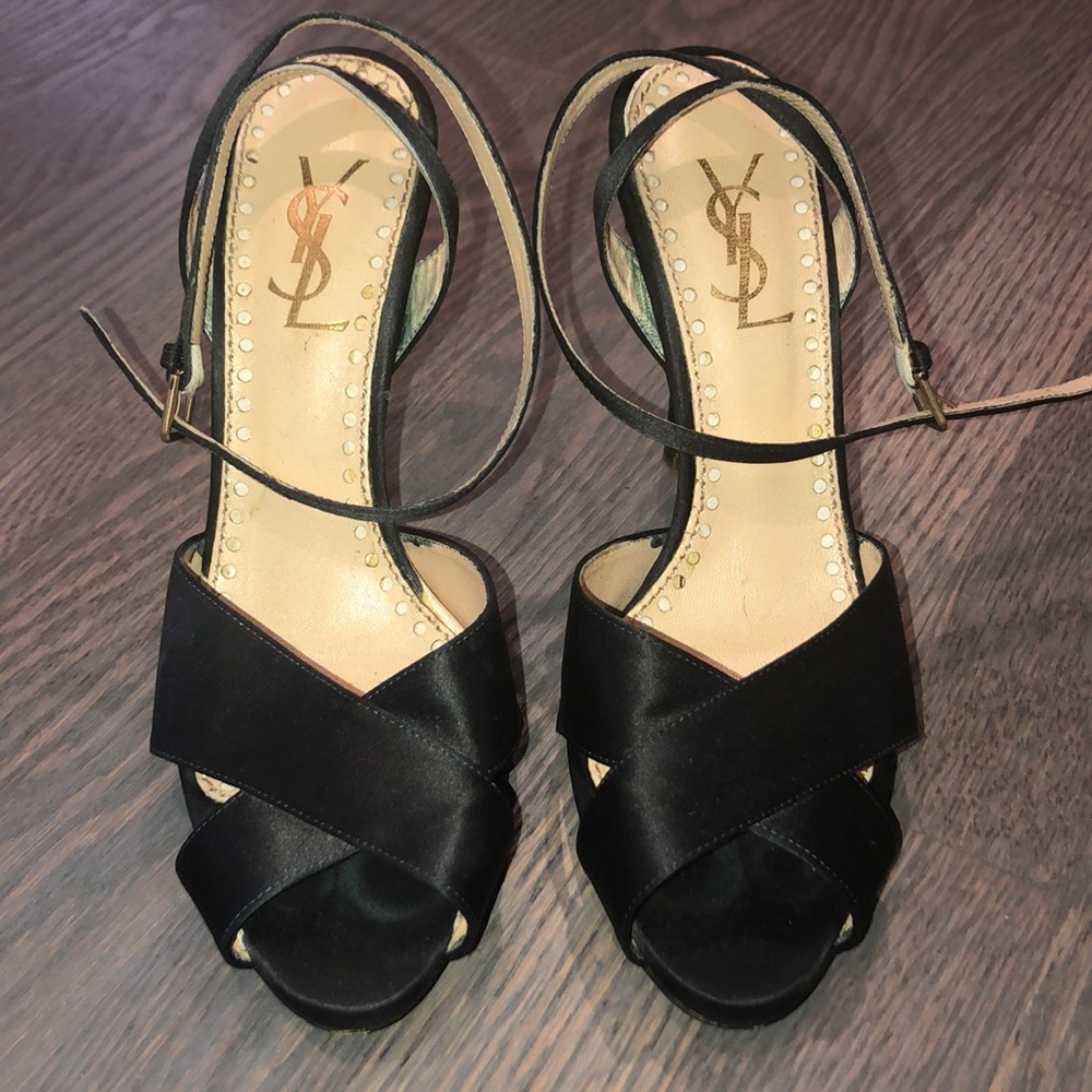 YSL strappy sandals